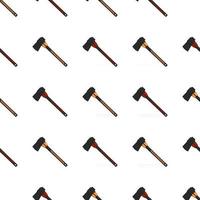 Illustration on theme pattern steel axes with wooden handle vector