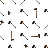 Illustration on theme pattern steel axes with wooden handle vector