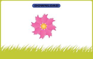 flower icon or logo high resolution vector