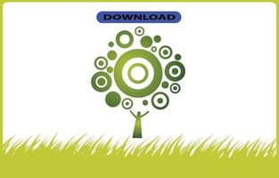 tree or leaf icon high resolution vector