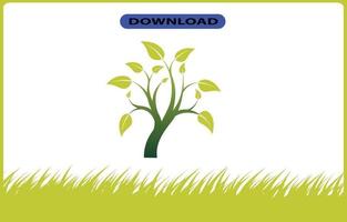 tree or leaf icon high resolution vector