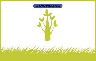 tree or leaf icon high resolution vector