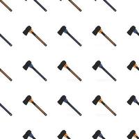 Illustration on theme pattern steel axes with wooden handle vector