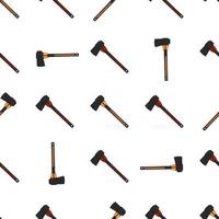 Illustration on theme pattern steel axes with wooden handle vector