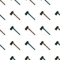 Illustration on theme pattern steel axes with wooden handle vector