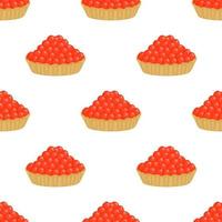 Illustration on theme big pattern identical types fish caviar vector