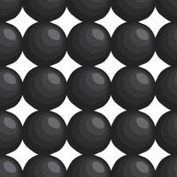Illustration on theme big pattern identical types fish caviar vector