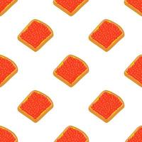 Illustration on theme big pattern identical types fish caviar vector