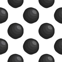 Illustration on theme big pattern identical types fish caviar vector