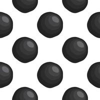 Illustration on theme big pattern identical types fish caviar vector