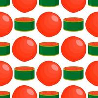 Illustration on theme big pattern identical types fish caviar vector