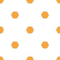 big set identical biscuit, kit colorful pastry cookie vector