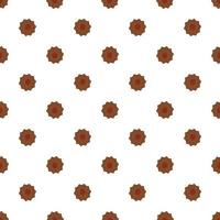 big set identical biscuit, kit colorful pastry cookie vector