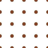 big set identical biscuit, kit colorful pastry cookie vector