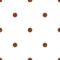 big set identical biscuit, kit colorful pastry cookie vector