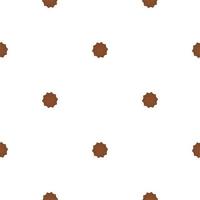 big set identical biscuit, kit colorful pastry cookie vector