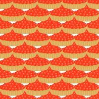 Illustration on theme big pattern identical types fish caviar vector