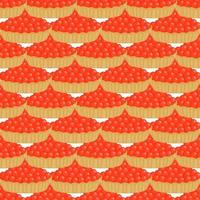 Illustration on theme big pattern identical types fish caviar vector