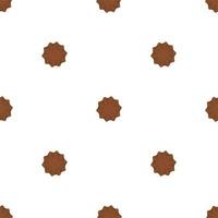 big set identical biscuit, kit colorful pastry cookie vector