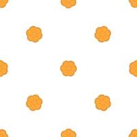 big set identical biscuit, kit colorful pastry cookie vector