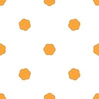 big set identical biscuit, kit colorful pastry cookie vector