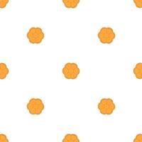 big set identical biscuit, kit colorful pastry cookie vector