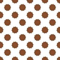 big set identical biscuit, kit colorful pastry cookie vector
