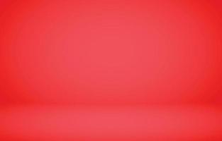 Red studio empty room background vector