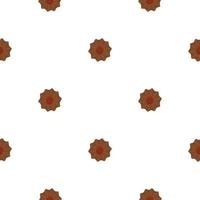 big set identical biscuit, kit colorful pastry cookie vector
