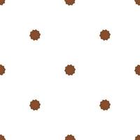 big set identical biscuit, kit colorful pastry cookie vector