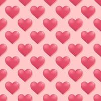 Seamless pattern with hearts. Hearts background. vector