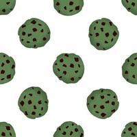 juego grande de galletas idénticas, juego de galletas de colores vector