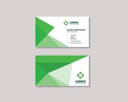 modern geometric businesscard design template vector