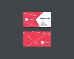 modern geometric businesscard design template vector