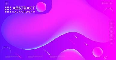 Liquid abstract fluid gradient shapes background design template vector