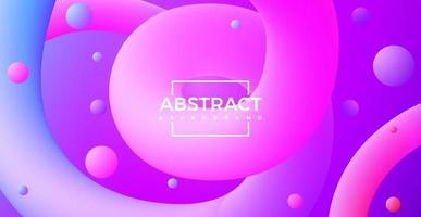 Liquid abstract fluid gradient shapes background design template vector