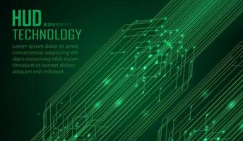 text cyber circuit future technology concept background vector