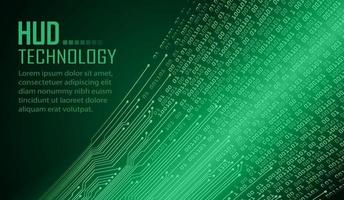 text cyber circuit future technology concept background vector