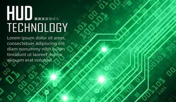 text cyber circuit future technology concept background vector