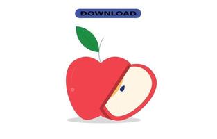 icono de manzana o logotipo de alta resolución vector