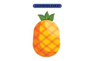 pineapple icon or logo high resolution vector
