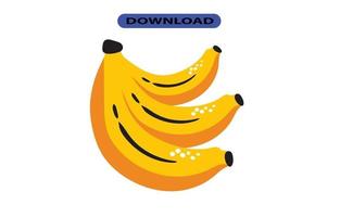 banana icon or logo high resolution vector