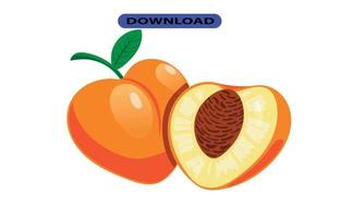 peach icon or logo high resolution vector