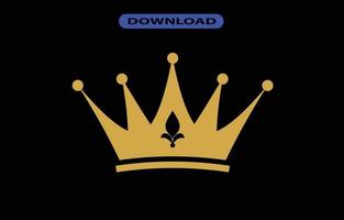 crown icon or logo high resolution vector