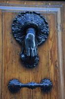 Door knob in Lecce, Italy photo