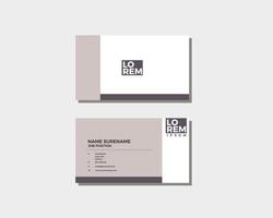 modern geometric businesscard design template vector