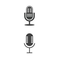 Podcast Vector icon design illustration Template