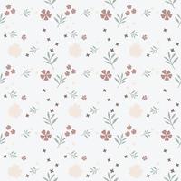 colorful seamless floral pattern with flowers vector