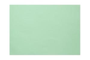 Green color blank 4A paper on white background