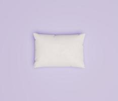 maqueta de almohada blanca foto